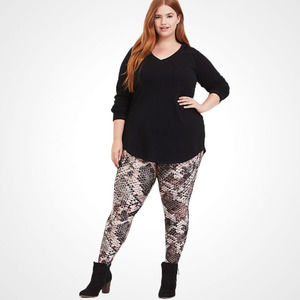 Torrid Platinum Legging Liquid Snakeskin Print